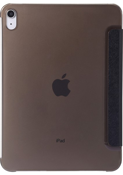 iPad 10.9 (2022) Ipek Doku Koruyucu Pu Deri Pc Üç Katlı Stand Damla Korumalı Tablet Kılıfı (Yurt Dışından) indirimleri