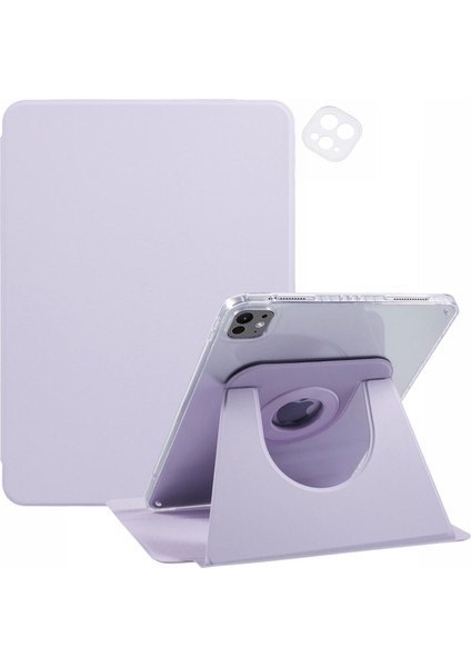 iPad Pro 11 (2024) Pu Deri Tpu Akrilik Manyetik Çıkarılabilir Tablet Kılıfı (Yurt Dışından)