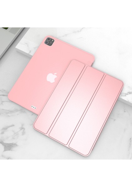 iPad Pro 11 (2022 2021 2020) Üç Katlı Stand Koruyucu Akıllı Uyandırma uyku Tpu Deri Tablet Kılıfı (Yurt Dışından) indirimleri
