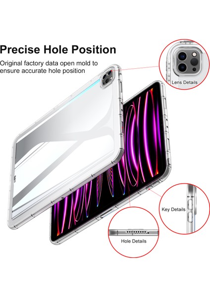 iPad Pro 11 (2024) Tpu Çizilmez Tablet Kılıfı (Yurt Dışından)