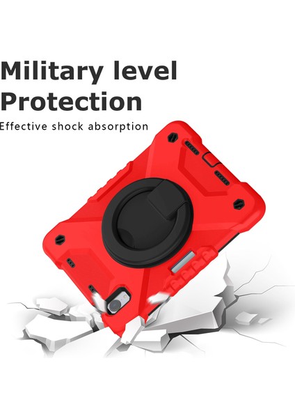 360 Derece Dönen Tekme Standı Çizilmez Düşmez Pc iPad Mini Omuz Askılı Silikon (2021) Tablet Kılıfı (Yurt Dışından) fiyatları