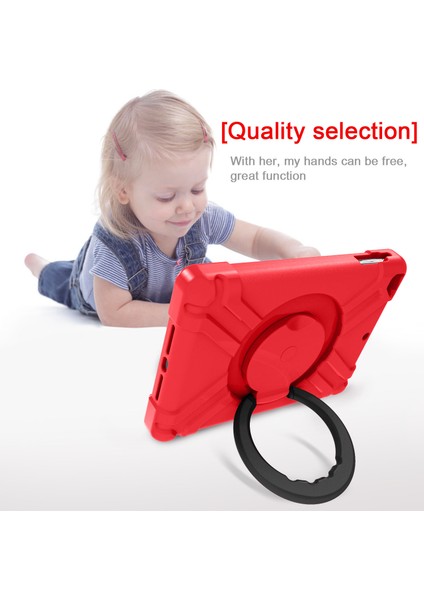 360° Dönebilen Tekme Standı Pc Silikon Hibrit Apple iPad Hava hava 2 stand Tablet Kılıfı (Yurt Dışından) fırsatları