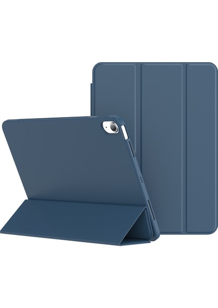 iPad 10.9 (2022) Üç Katlı Standlı Deri Tpu Tablet Kılıfı (Yurt Dışından)