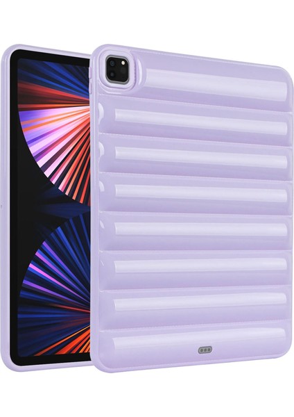 iPad Pro 12.9 (2021 2020 2022) Kabuğu Aşağı Ceket Doku Yumuşak Tpu Tablet Kılıfı (Yurt Dışından)