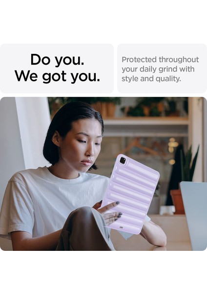 iPad Pro 12.9 (2021 2020 2022) Kabuğu Aşağı Ceket Doku Yumuşak Tpu Tablet Kılıfı (Yurt Dışından)