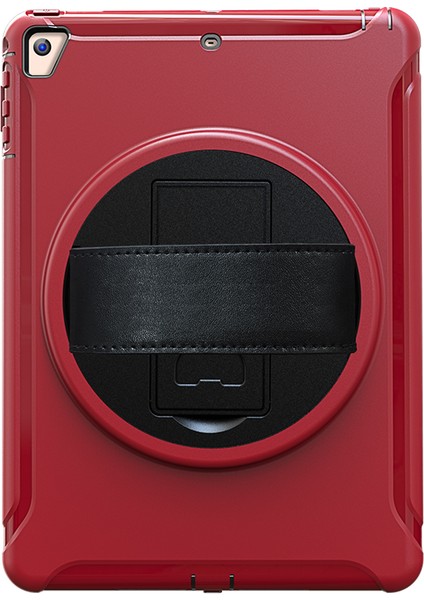 360 Derece Dönebilen Tpu Pc iPad 9.7 (2018) 9.7(2017) Standlı ve Ayarlanabilir El Askılı Tablet Kılıfı (Yurt Dışından)