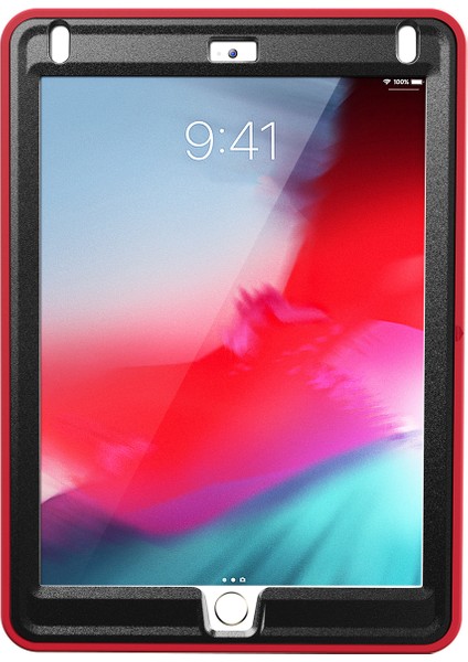 360 Derece Dönebilen Tpu Pc iPad 9.7 (2018) 9.7(2017) Standlı ve Ayarlanabilir El Askılı Tablet Kılıfı (Yurt Dışından)
