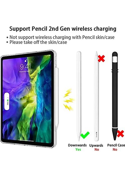 Yumuşak Tpu Koruyucu Telefon Arka iPad Pro 12.9 Inç (2021) Tablet Kılıfı (Yurt Dışından) fiyatları
