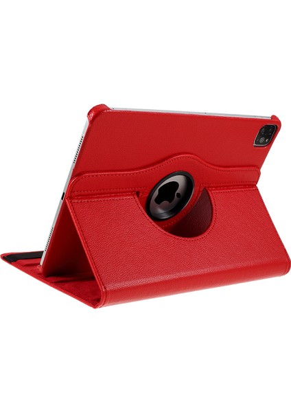 iPad Air 11 (2024) AIR (2020 2022) Döner Standlı Deri Benzersiz Daire Içi Boş Tam Tablet Kılıfı (Yurt Dışından) fırsatları