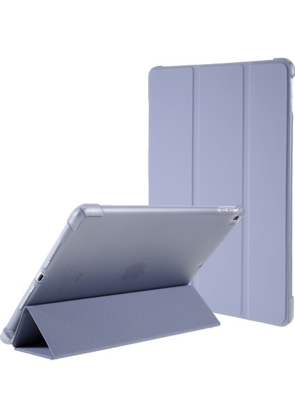 iPad 10.2 (2019 2020 2021) Üç Katlı Stand Akıllı Uyandırma uyku Deri (Apple Pencil Depolama Oluklu) Tablet Kılıfı (Yurt Dışından)