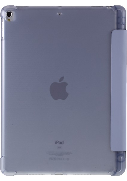 iPad 10.2 (2019 2020 2021) Üç Katlı Stand Akıllı Uyandırma uyku Deri (Apple Pencil Depolama Oluklu) Tablet Kılıfı (Yurt Dışından)