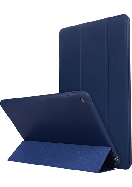 Üç Katlı Stand Silikon Deri Evrensel Koruyucu iPad 10.2 (2019 2020 2021) Otomatik Uyandırma uyku ile Tablet Kılıfı (Yurt Dışından)