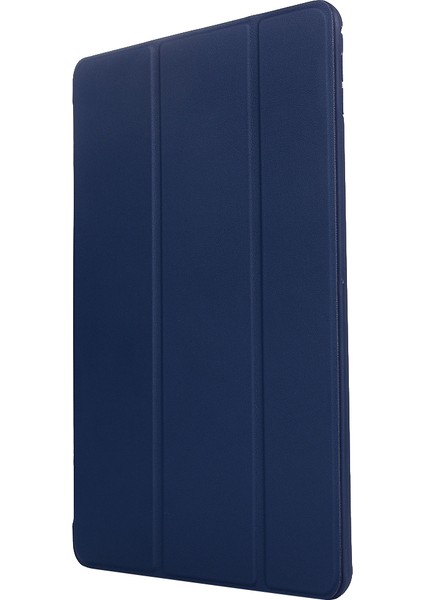 Üç Katlı Stand Silikon Deri Evrensel Koruyucu iPad 10.2 (2019 2020 2021) Otomatik Uyandırma uyku ile Tablet Kılıfı (Yurt Dışından)
