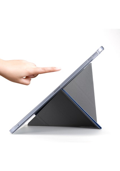 Ipek Doku Origami Standı Deri Akıllı iPad Air 11 (2024) AIR (2022 2020) Tablet Kılıfı (Yurt Dışından)