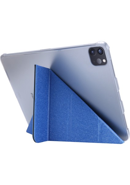 Ipek Doku Origami Standı Deri Akıllı iPad Air 11 (2024) AIR (2022 2020) Tablet Kılıfı (Yurt Dışından)