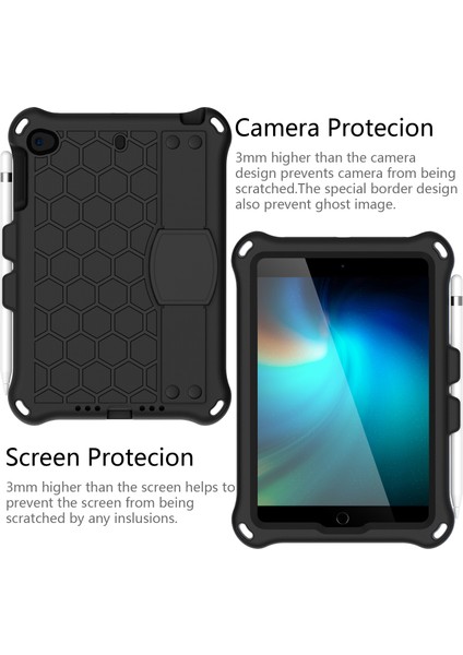 Petek Dokulu Eva Hibrit Apple iPad Mini (2019) 7 9 Inç mini 4 mini 3 mini 2 ipad Mini Tablet Kılıfı (Yurt Dışından) modelleri