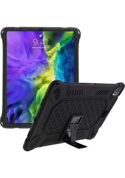 Silikon Plastik iPad Air 13 (2024) Standı Tablet Kılıfı (Yurt Dışından)
