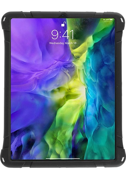 Silikon Plastik iPad Air 13 (2024) Standı Tablet Kılıfı (Yurt Dışından)