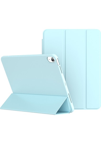 iPad Air (2020 2022) Üç Katlı Stand Tpu Pu Deri Tablet Kılıfı (Yurt Dışından)