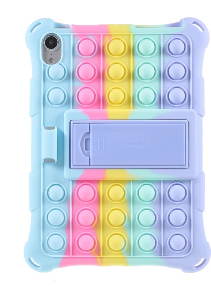 Fidget Pop Oyuncaklar Itin It Yumuşak Silikon Koruyucu iPad Mini (2021) Katlanabilir Tekme Standlı Tablet Kılıfı (Yurt Dışından)