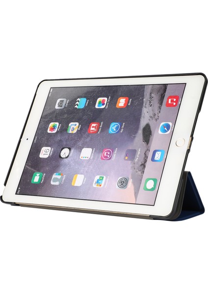 iPad Air (2013) AIR 2 ipad 9.7 Inç (2018 2017) Koruyucu Pu Deri Üç Katlı Stand Tablet Kılıfı (Yurt Dışından) indirimleri