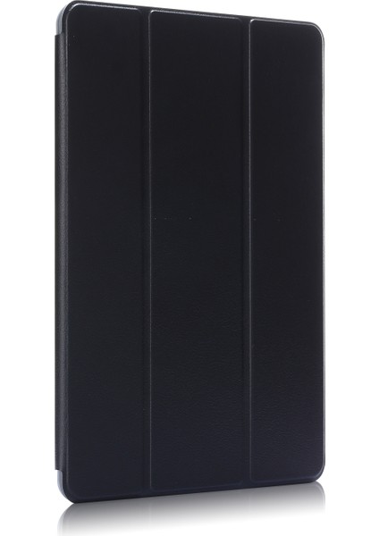Pu Deri Üç Katlı Stand Akıllı iPad Air 10.5 Inç (2019) SIYAH Tablet Kılıfı (Yurt Dışından)