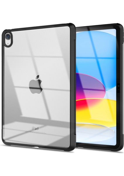 iPad 10.9 (2022) Dört Köşe Hava Yastığı Akrilik Arka Tpu Çerçeve Tablet Kılıfı (Yurt Dışından)