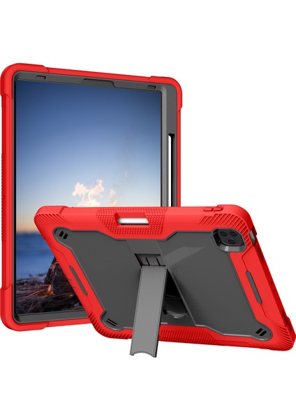 Standı iPad Pro 12.9 Silikon Pc Koruyucu ile Kalem Tutucu Tablet Kılıfı (Yurt Dışından)