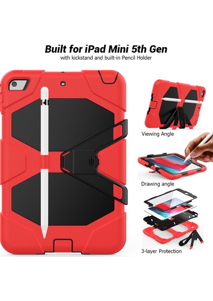 iPad Mini 4 mini (2019) 7.9 Inç Stand Ekran Koruyucu Tablet Kılıfı (Yurt Dışından) fiyatları