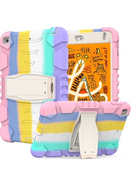 King Kong Serisi Ağır Hizmet Darbelerine Dayanıklı Sağlam Hibrit iPad Mini 4 5 (2019) Dahili Standlı 7 9 Inç Tablet Kılıfı (Yurt Dışından)