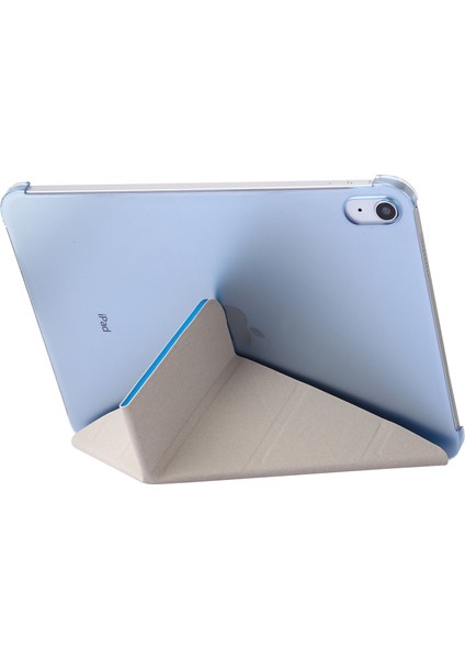 Origami Standı iPad 10.9 (2022) Ipek Dokulu Otomatik Uyandırma uyku Pu Deri Tam Koruma Tablet Kılıfı (Yurt Dışından) fırsatları