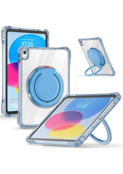 iPad 10.9 (2022) Döner Kolu Kavrama Tpu Pc Tablet Kılıfı (Yurt Dışından)
