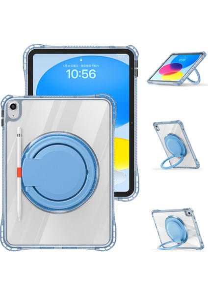 iPad 10.9 (2022) Döner Kolu Kavrama Tpu Pc Tablet Kılıfı (Yurt Dışından)