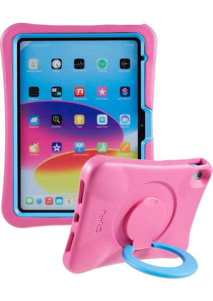 iPad 10.9 (2022) 360 Derece Dönebilen Pc Standı Eva Koruyucu Tablet Kılıfı (Yurt Dışından)