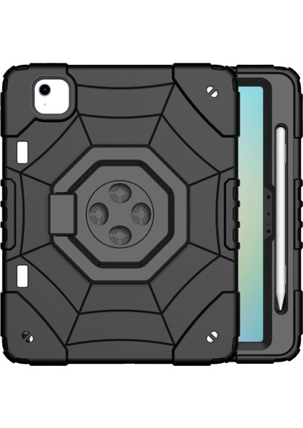 iPad Air 11 (2024) M2 Tpu Pc Fidget Saplı Standı ve Kalem Tutucu Tablet Kılıfı (Yurt Dışından)
