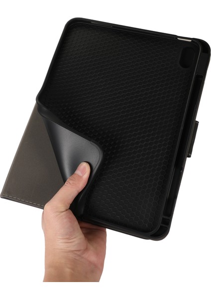 iPad 10.9 (2022) Deri Cüzdan Cüzdan Kalemli Yuvası Tablet Kılıfı (Yurt Dışından)