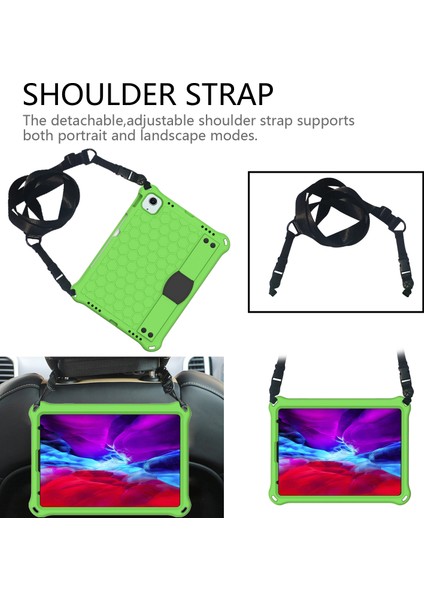 iPad Air 11 (2024) Eva Petek Dokulu El Kayışı omuz Askısı Tablet Kılıfı (Yurt Dışından) fırsatları