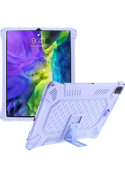 Silikon Plastik iPad Air 13 (2024) Standı Tablet Kılıfı (Yurt Dışından)