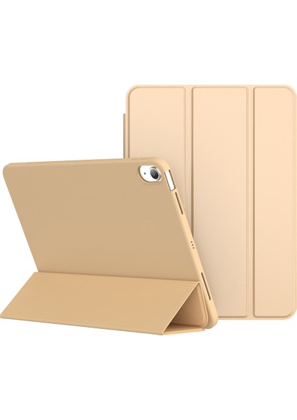 iPad 10.9 (2022) Üç Katlı Standlı Deri Tpu Tablet Kılıfı (Yurt Dışından)