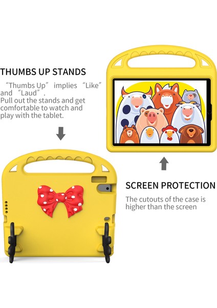 iPad 9 7 Inç (2017 2018) Koruyucu Palmiye Şekli Standı El Tutma Tablet Kılıfı (Yurt Dışından) modelleri