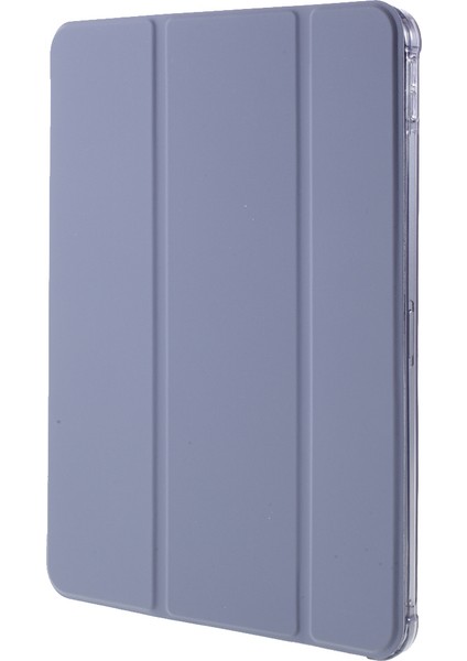 Mat Deri Tpu Üç Katlı iPad Air 11 (2024) AIR (2022 2020) Tablet Kılıfı (Yurt Dışından)