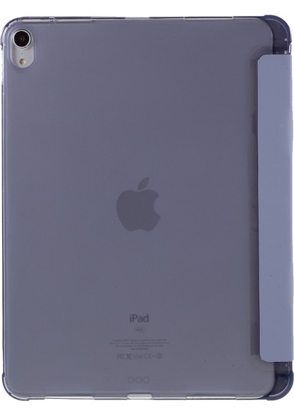 Mat Deri Tpu Üç Katlı iPad Air 11 (2024) AIR (2022 2020) Tablet Kılıfı (Yurt Dışından)