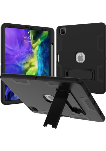 iPad Pro 12.9 (2022 2021 2020 2018) Silikon Pc Standı Koruyucu Tablet Kılıfı (Yurt Dışından)