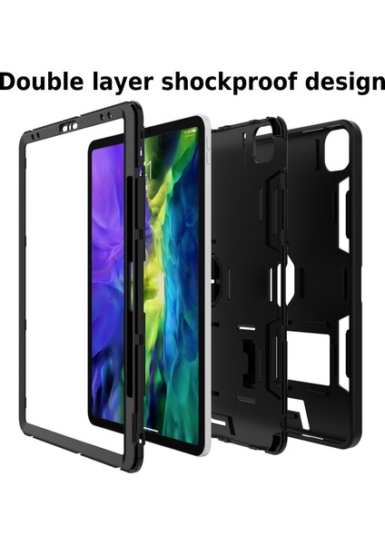 iPad Pro 12.9 (2022 2021 2020 2018) Silikon Pc Standı Koruyucu Tablet Kılıfı (Yurt Dışından) fiyatları