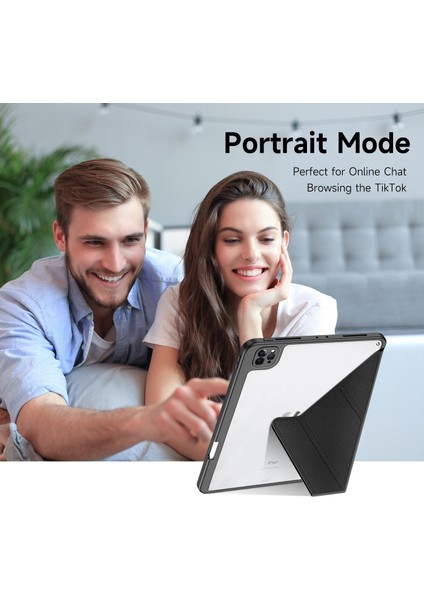 iPad Pro 11 Magi Koruyucu V Katlama Standı Desteği Otomatik Uyandırma uyku Tablet Kılıfı (Yurt Dışından) modelleri