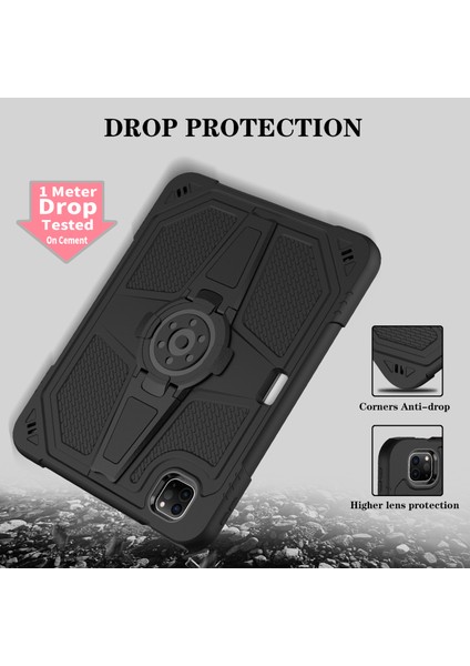 iPad Pro 11 Inç air (2020 2022) Kayışlı pc Silikon Stand Tablet Kılıfı (Yurt Dışından) fiyatları