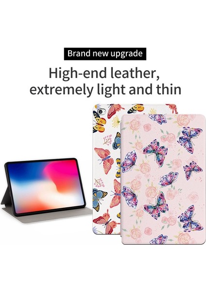 iPad Mini 4 mini (2019) 7.9 Inç Koruyucu Baskılı Çizilmez Stand Çiçek Çalı Tablet Kılıfı (Yurt Dışından) modelleri