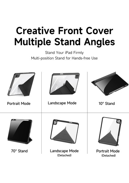 iPad Pro 11 Magi Koruyucu V Katlama Standı Desteği Otomatik Uyandırma uyku Tablet Kılıfı (Yurt Dışından) fırsatları