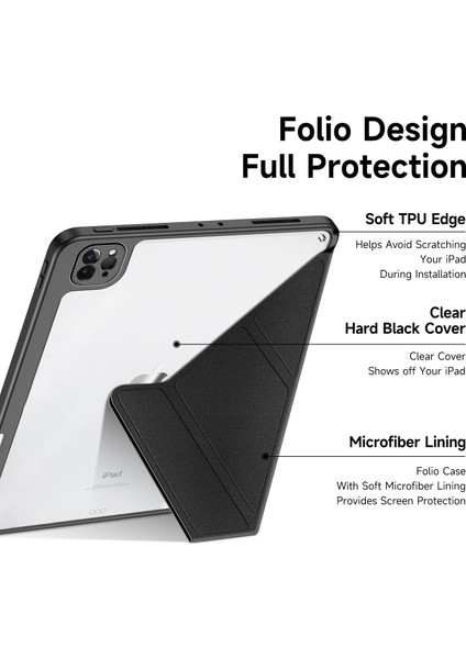 iPad Pro 11 Magi Koruyucu V Katlama Standı Desteği Otomatik Uyandırma uyku Tablet Kılıfı (Yurt Dışından) indirimleri