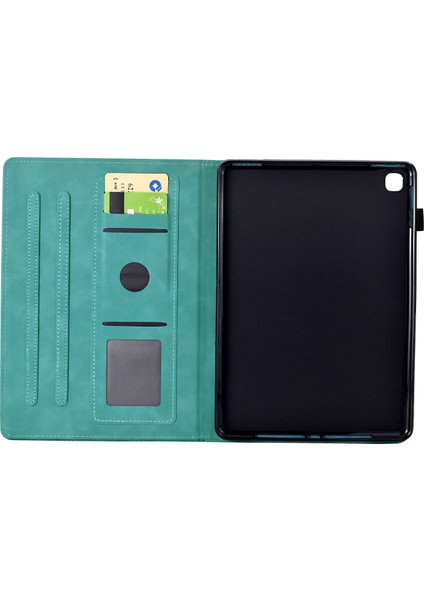 iPad 10.2 (2019 2020) Kediler Baskılı Pu Deri Kart Yuvası Tablet Kılıfı (Yurt Dışından)